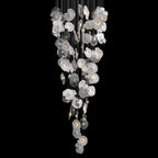 Frosted Blossom Cluster Chandelier