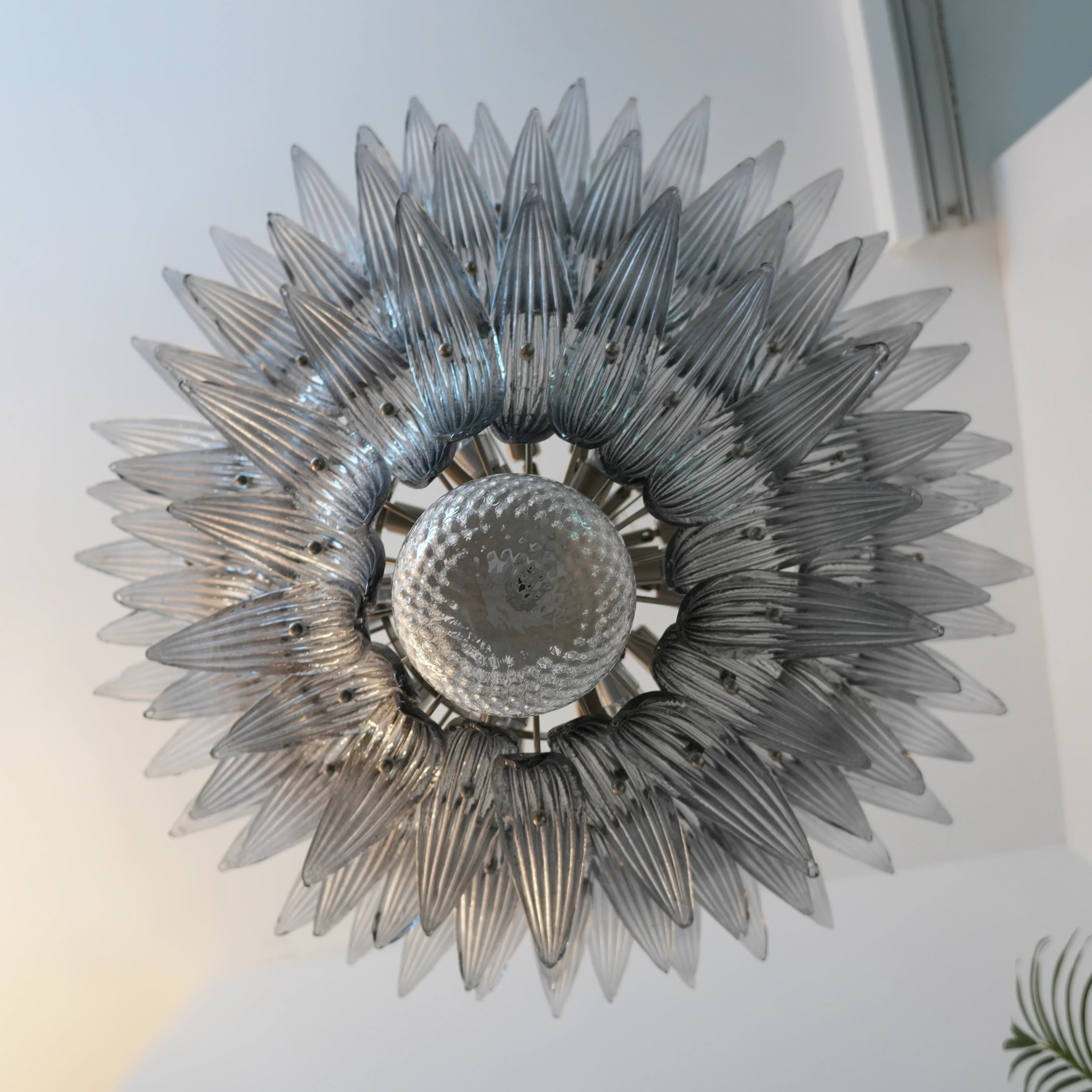 Beautifully Murano Palmette Smoked Chandelier product image