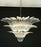 Beautifully Murano Palmette Transparent Chandelier product image