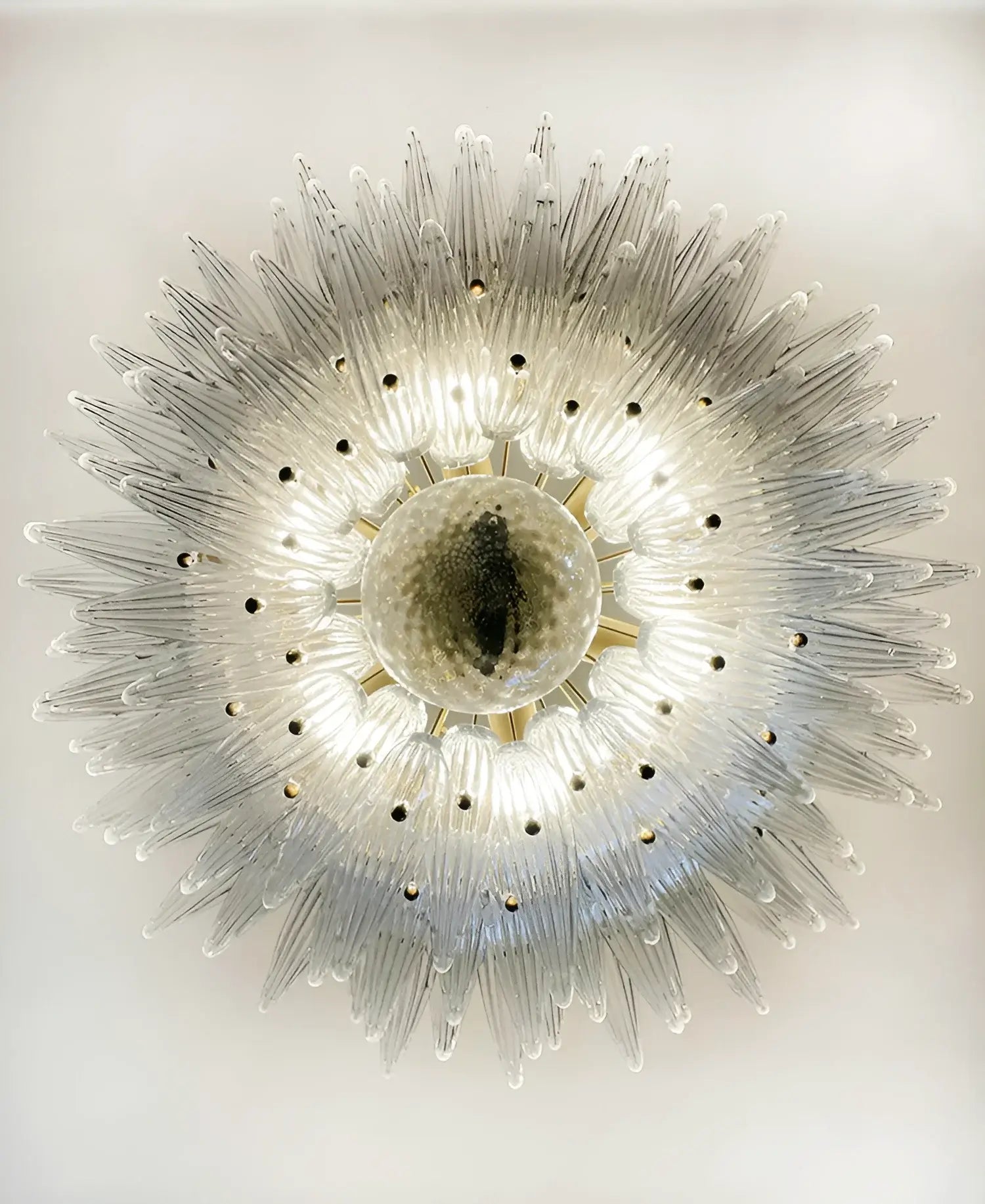 Beautifully Murano Palmette Transparent Chandelier product image