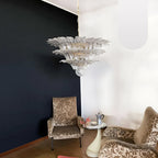 Beautifully Murano Palmette Transparent Chandelier product image