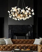 Begonia Branch Chandelier material and finish detail