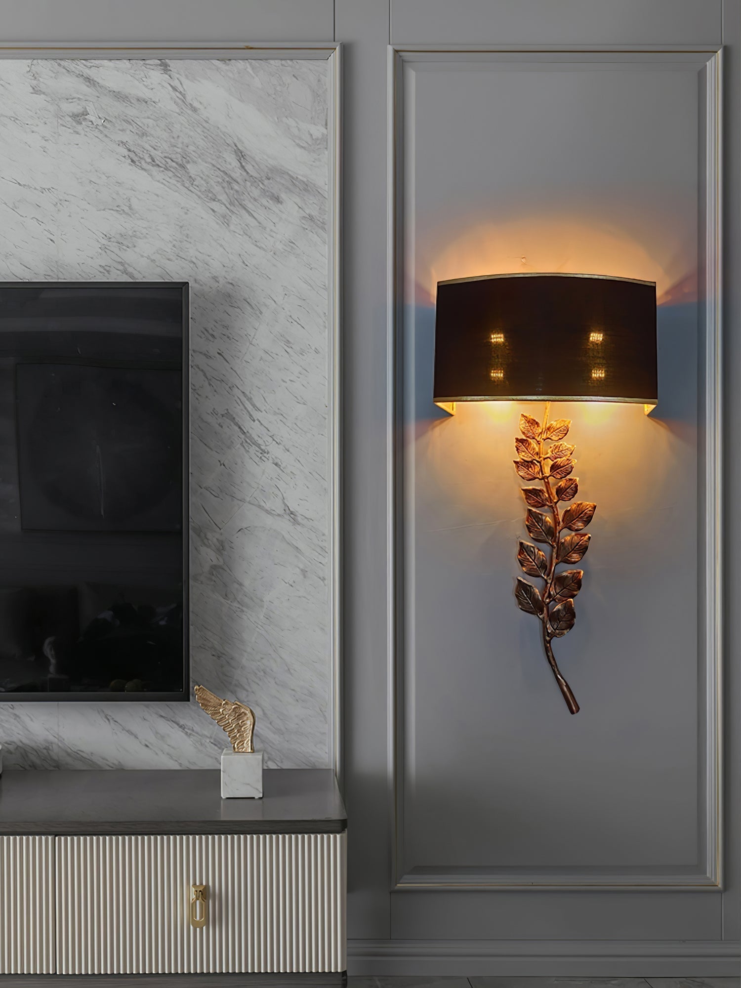 Birdwood Branch Wall Lamp by Bling Lighting Studio