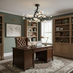 Black Branch Copper Tree Chandelier by Bling Lighting Studio