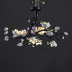 Black Branch Copper Tree Chandelier by Bling Lighting Studio