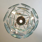 Blue Disks Murano Glass Chandelier product image