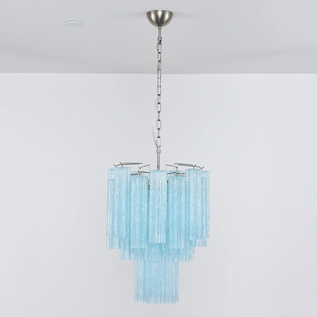 Blue Murano Glass Tube Chandelier product image