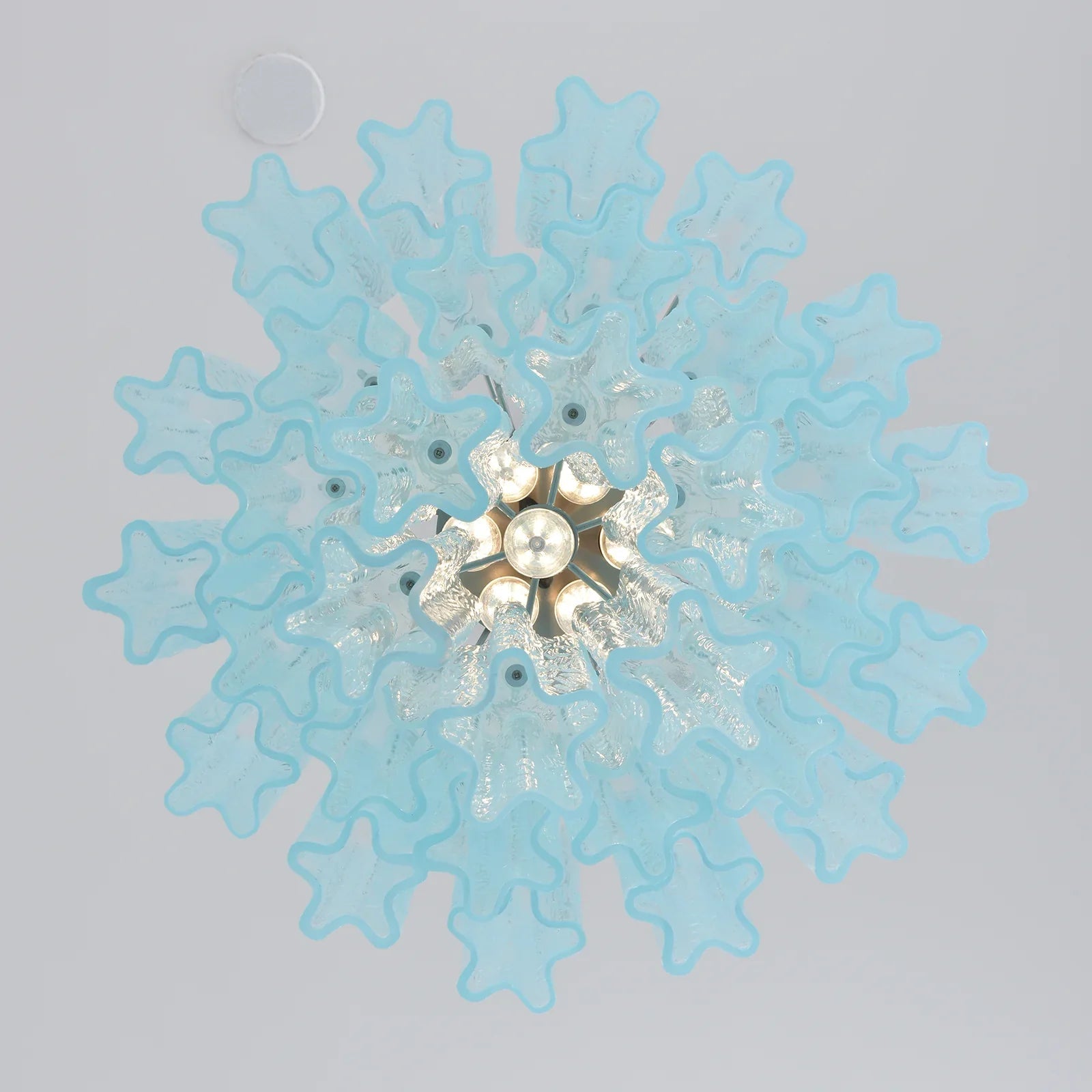 Blue Murano Glass Tube Chandelier product image