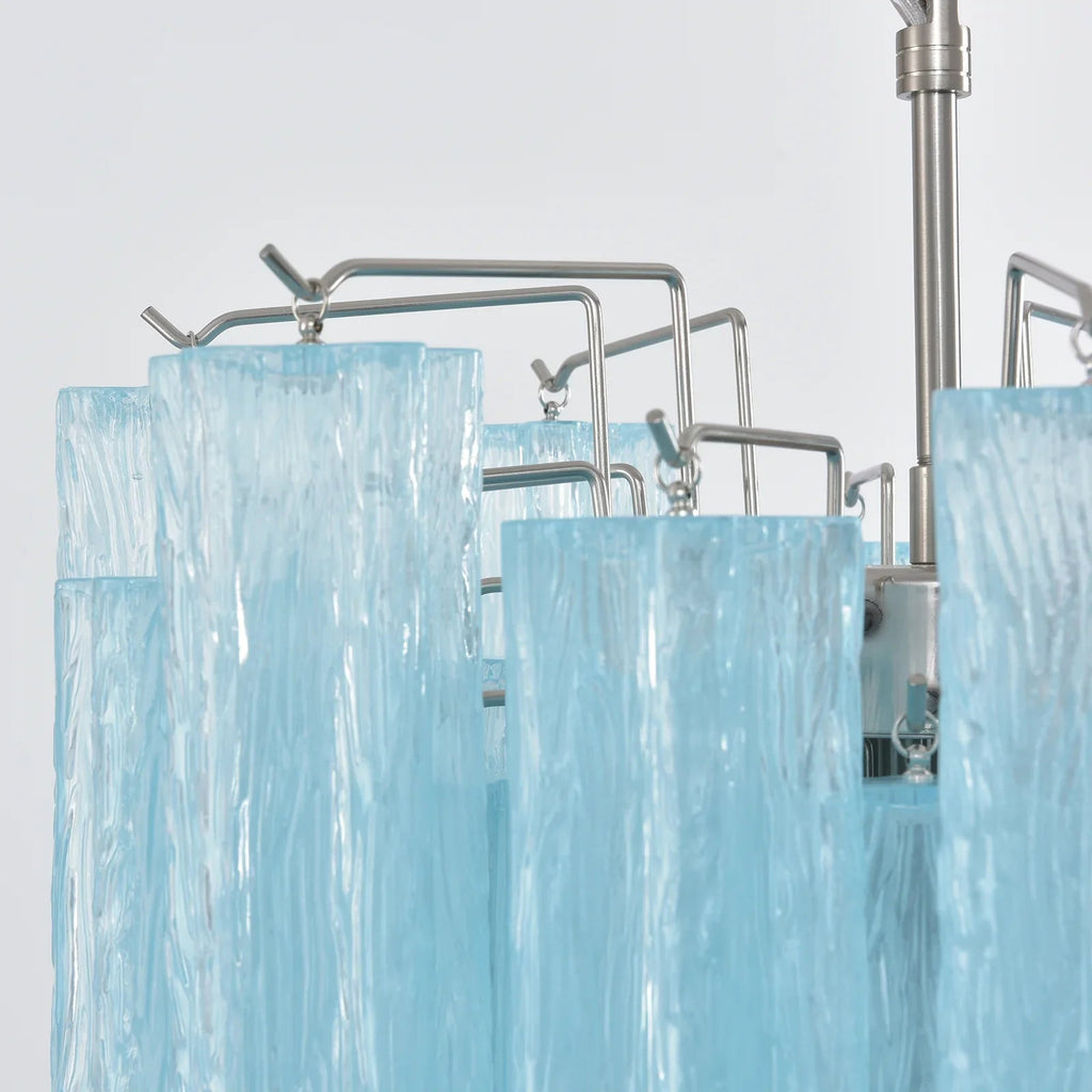 Blue Murano Glass Tube Chandelier product image