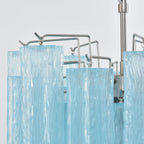 Blue Murano Glass Tube Chandelier product image
