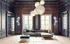Galaxy Contemporary Italian Alabaster Globe Chandelier additional product view