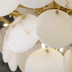 Bordwell Alabaster Chandelier 35" additional product view
