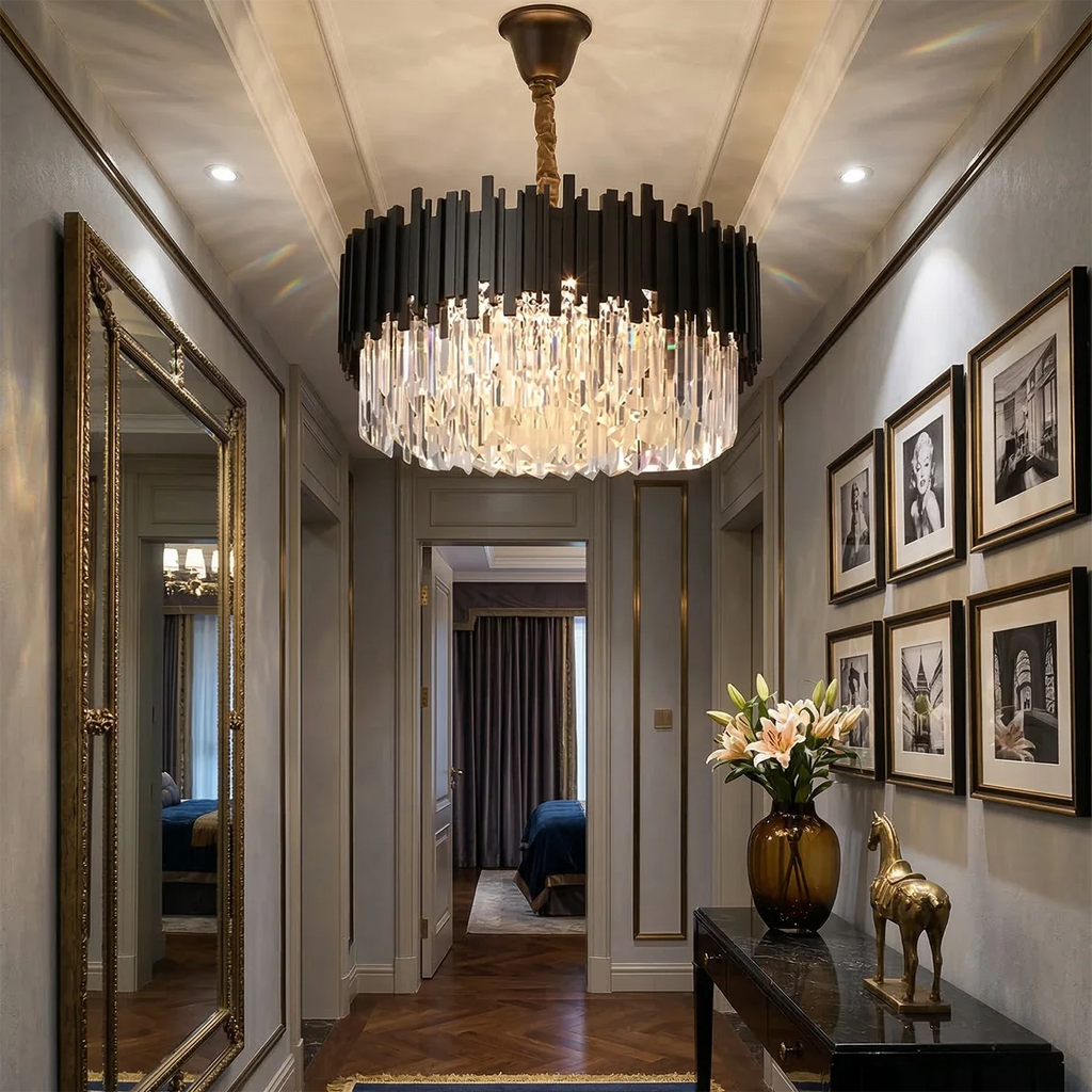 Bourbons Alphonsus Crystal Chandelier