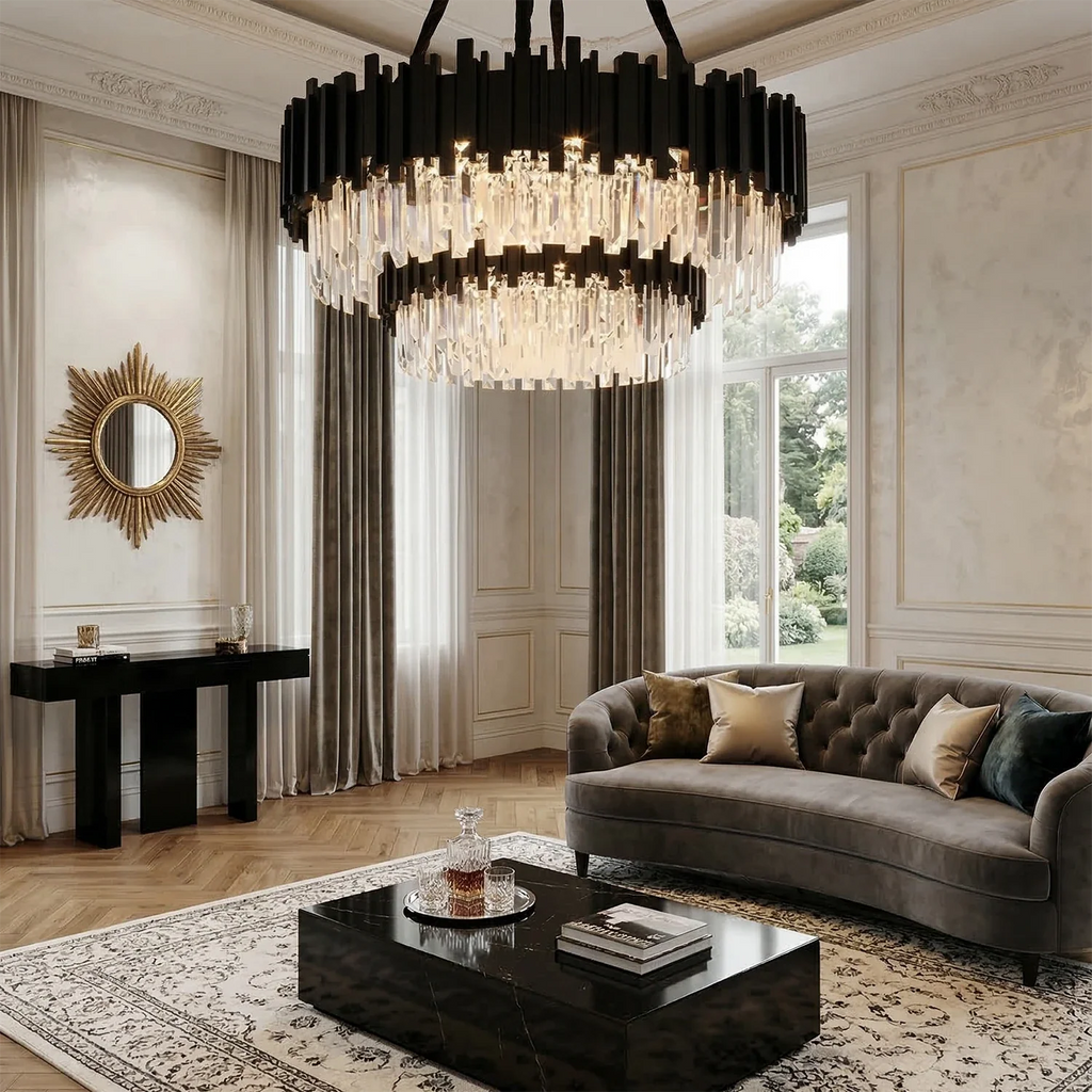 Bourbons Alphonsus Crystal Chandelier