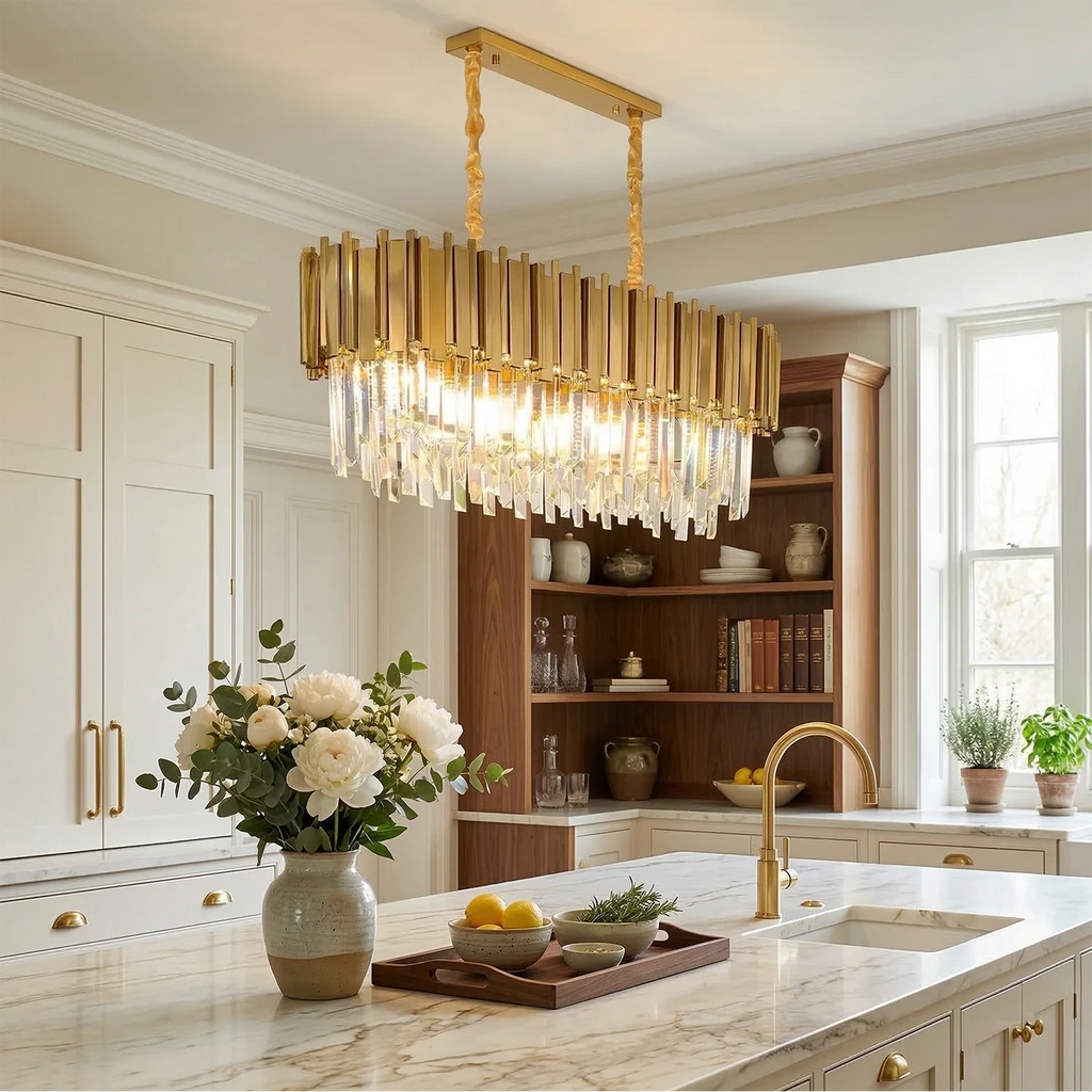 Bourbons Alphonsus Crystal Chandelier