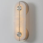 Brace Alabaster Wall Sconce by Bling Lighting Studio