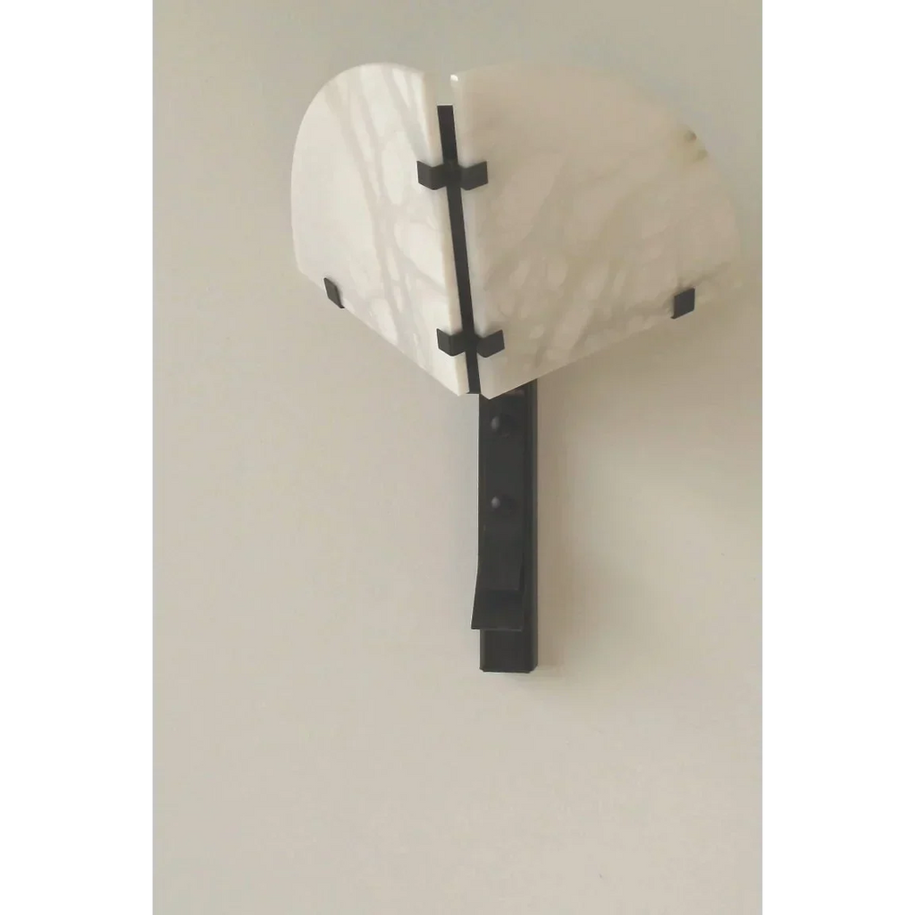 BRIELLE ALABASTER WALL SCONCE by Bling Lighting Studio