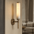 Burston Alabaster Wall Sconce by Bling Lighting Studio