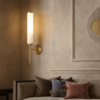 Burston Alabaster Wall Sconce detail view