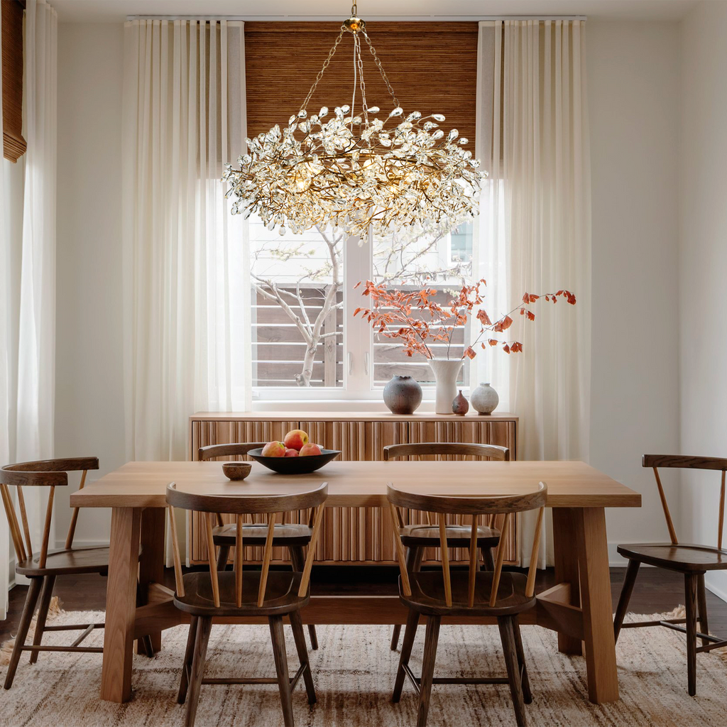 Fiore Crown Chandelier 32"