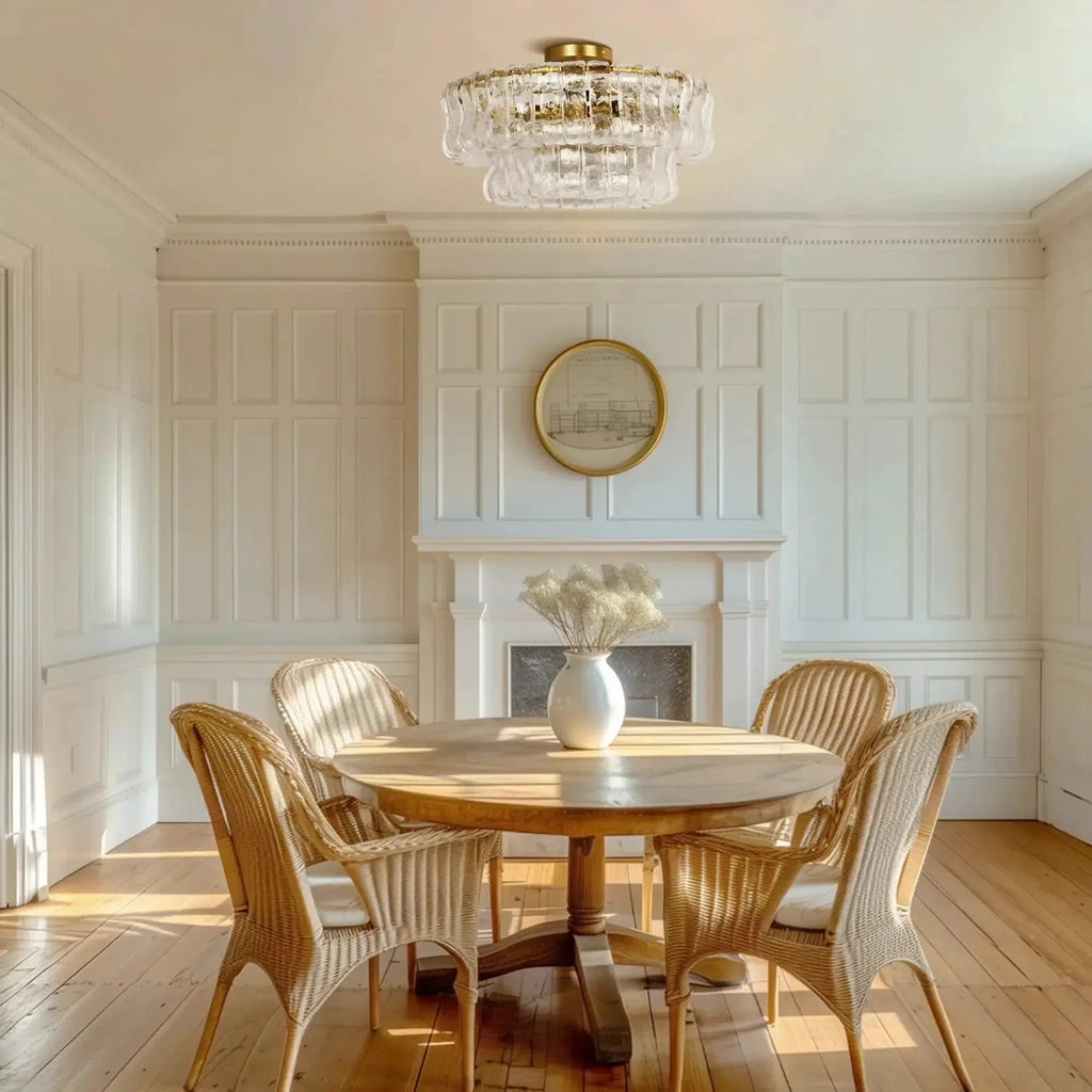 Ghiaccio Flush Mount by Bling Lighting Studio
