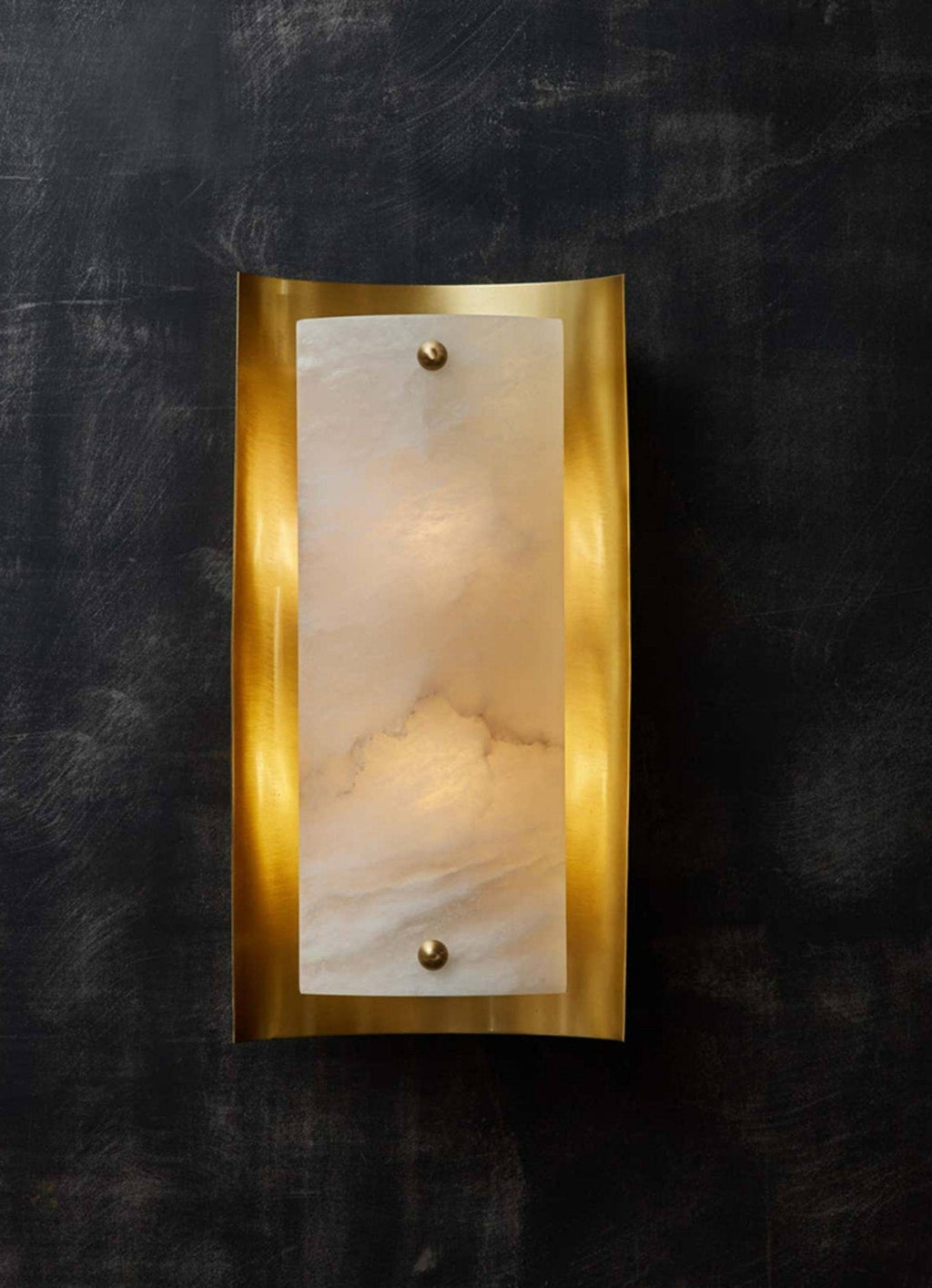 Calviero Alabaster Wall Sconce by Bling Lighting Studio