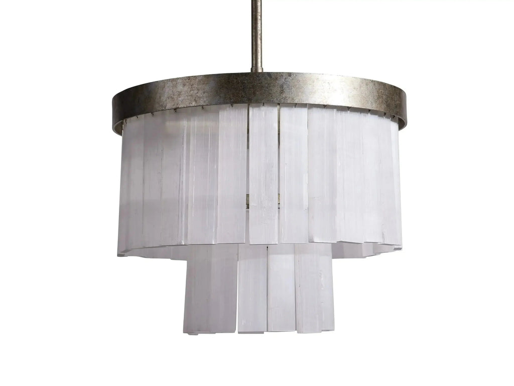 Cameron 4 Tier Selenite Chandelier by Bling Lighting Studio