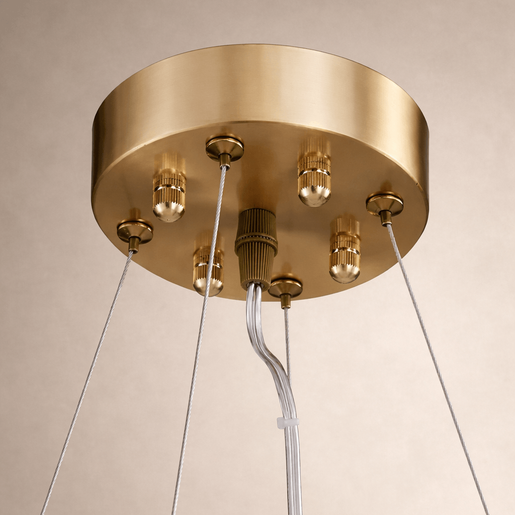 Oakley Layered Alabaster Chandelier - 31" product image