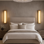 Capri Alabaster Wall Sconce Classic material and finish detail