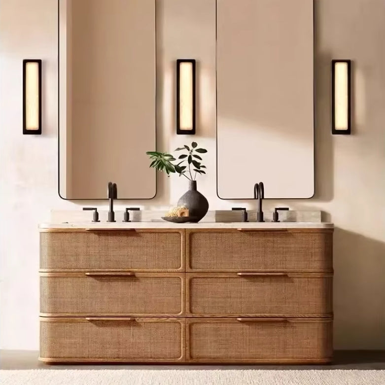 Capri Alabaster Wall Sconce by Bling Lighting Studio