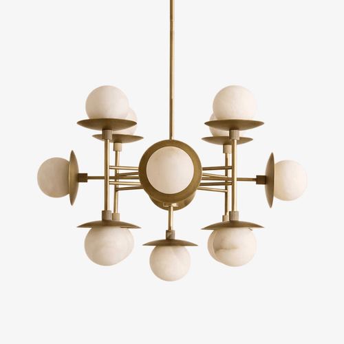 Cara Alabaster Chandelier detail view