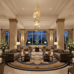 Cattail Leaf Chandelier for High Ceilings product image