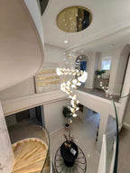 Ceramic Flower Chandelier in Artistic Brass Branch Design by Bling Lighting Studio