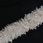 Cervine Quartz Stone Linear Geode Quartz Crystal Pendant Light by Bling Lighting Studio