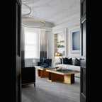 Cervine Quartz Stone Round Chandelier 36" by Bling Lighting Studio