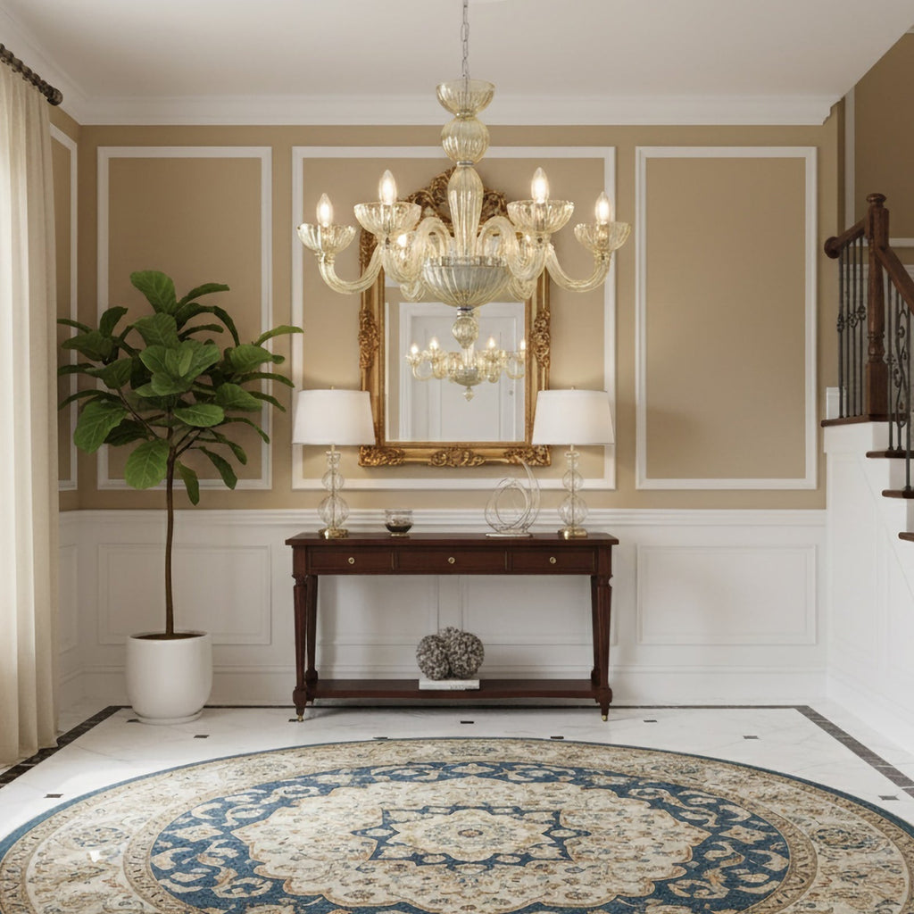Champagne Ares Murano Glass Chandelier product image