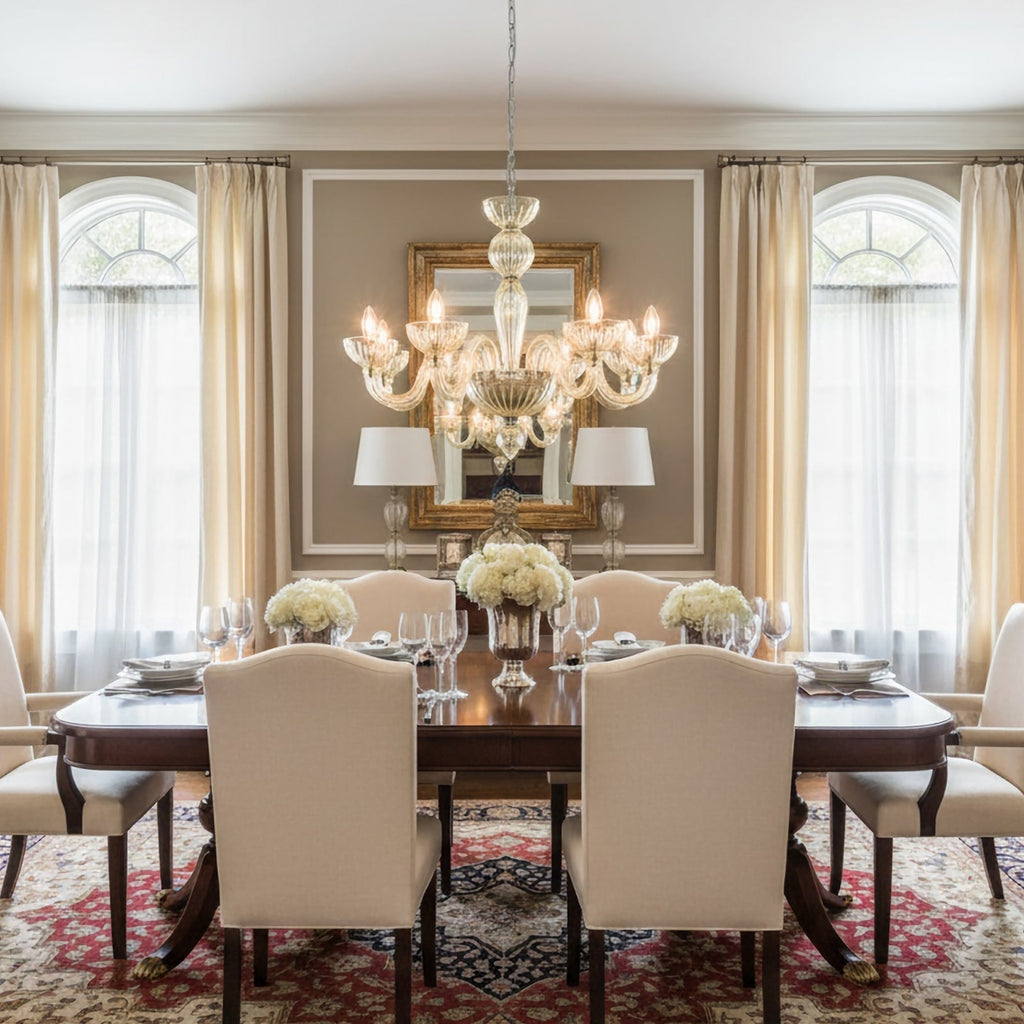 Champagne Ares Murano Glass Chandelier product image