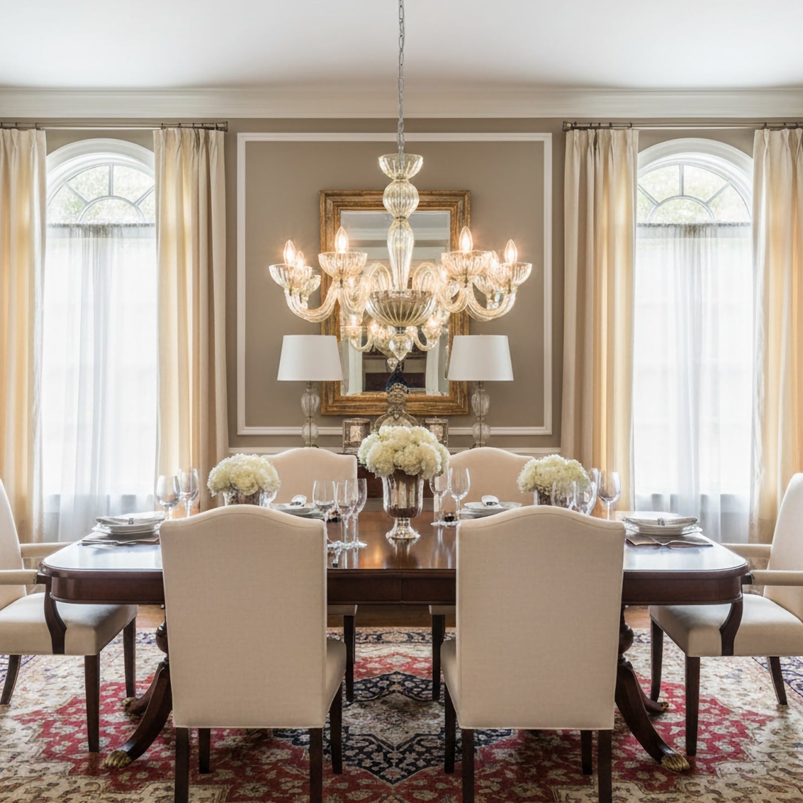 Champagne Ares Murano Glass Chandelier product image