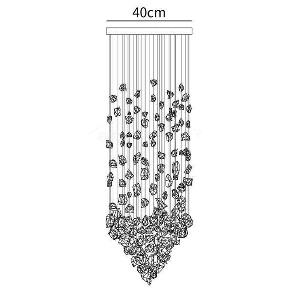 Charcoal Chandeliers M to R