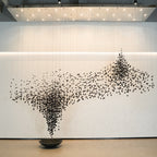 Charcoal Shape Hourglass Chandelier