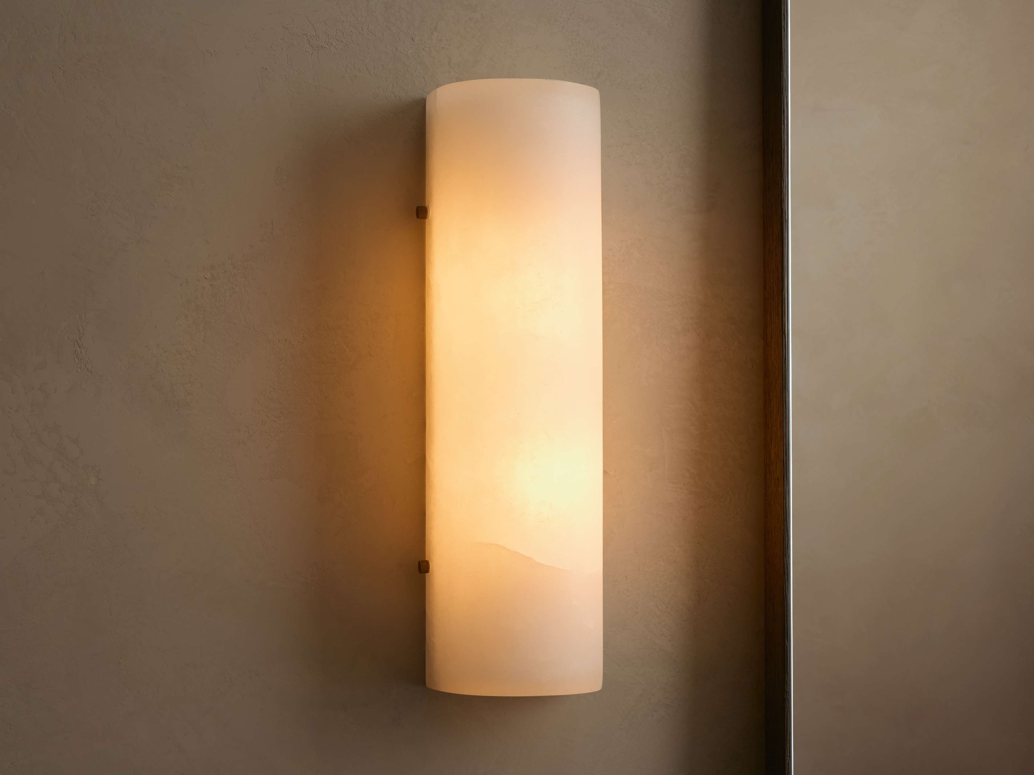 Chayla Alabaster Stone Sconce 12'' 18''H material and finish detail