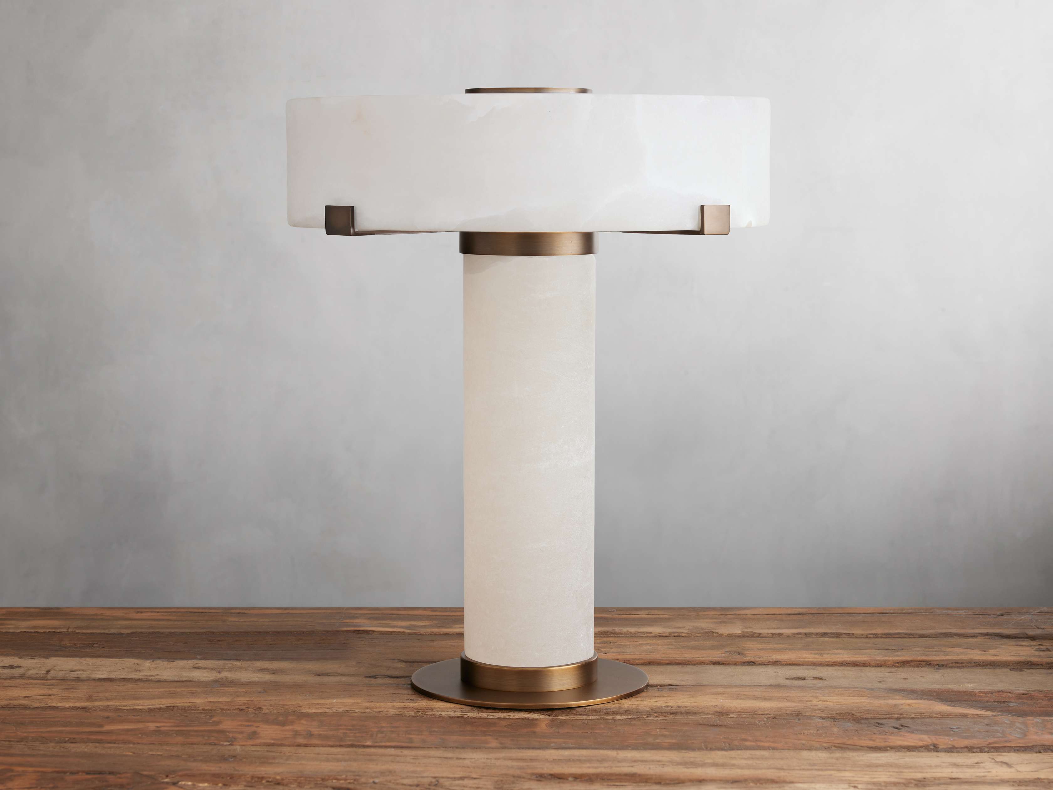 Chayla Alabaster Stone Table Lamp 13'' 19'' product image