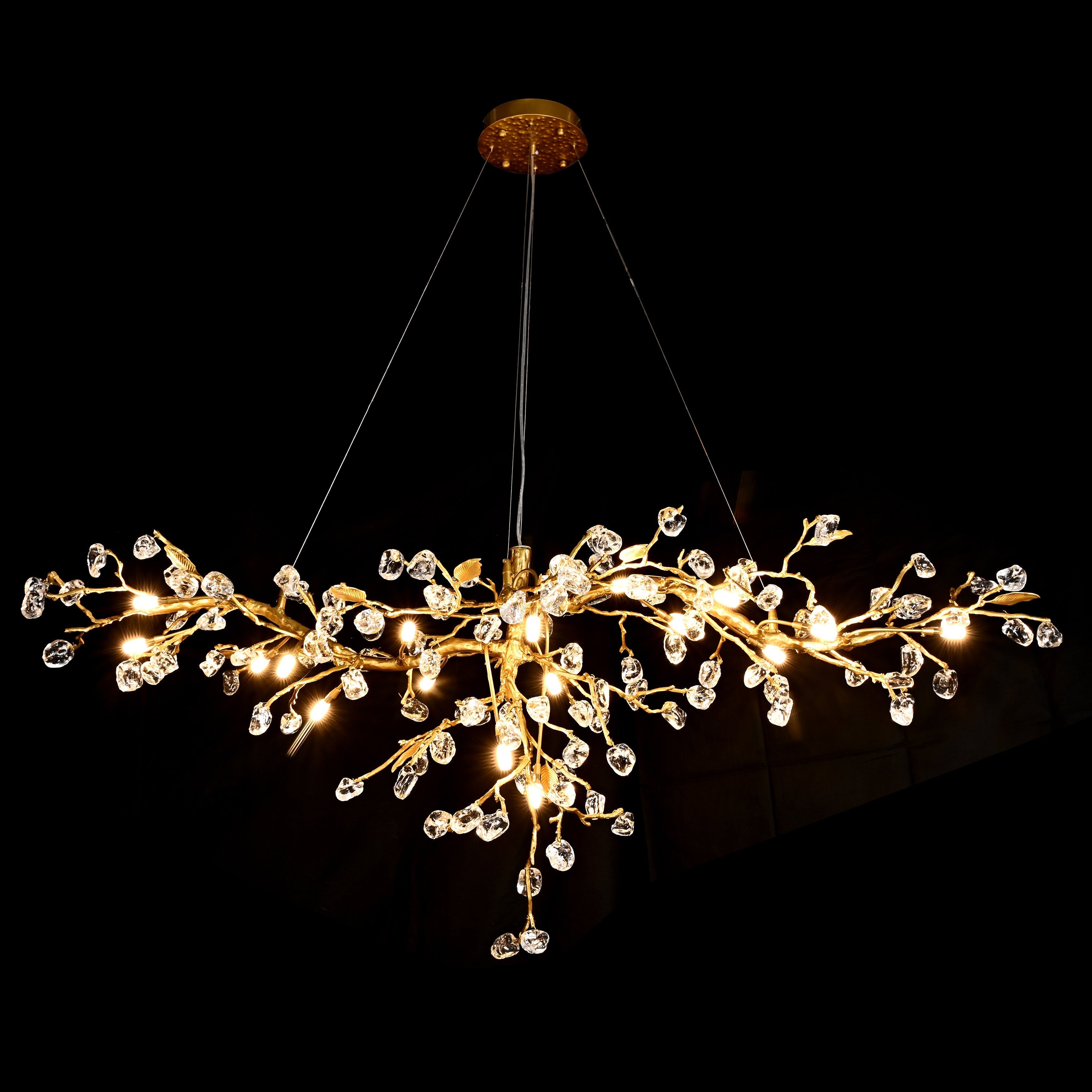 Cherry Blossom Branch Tree Chandelier by Bling Lighting Studio