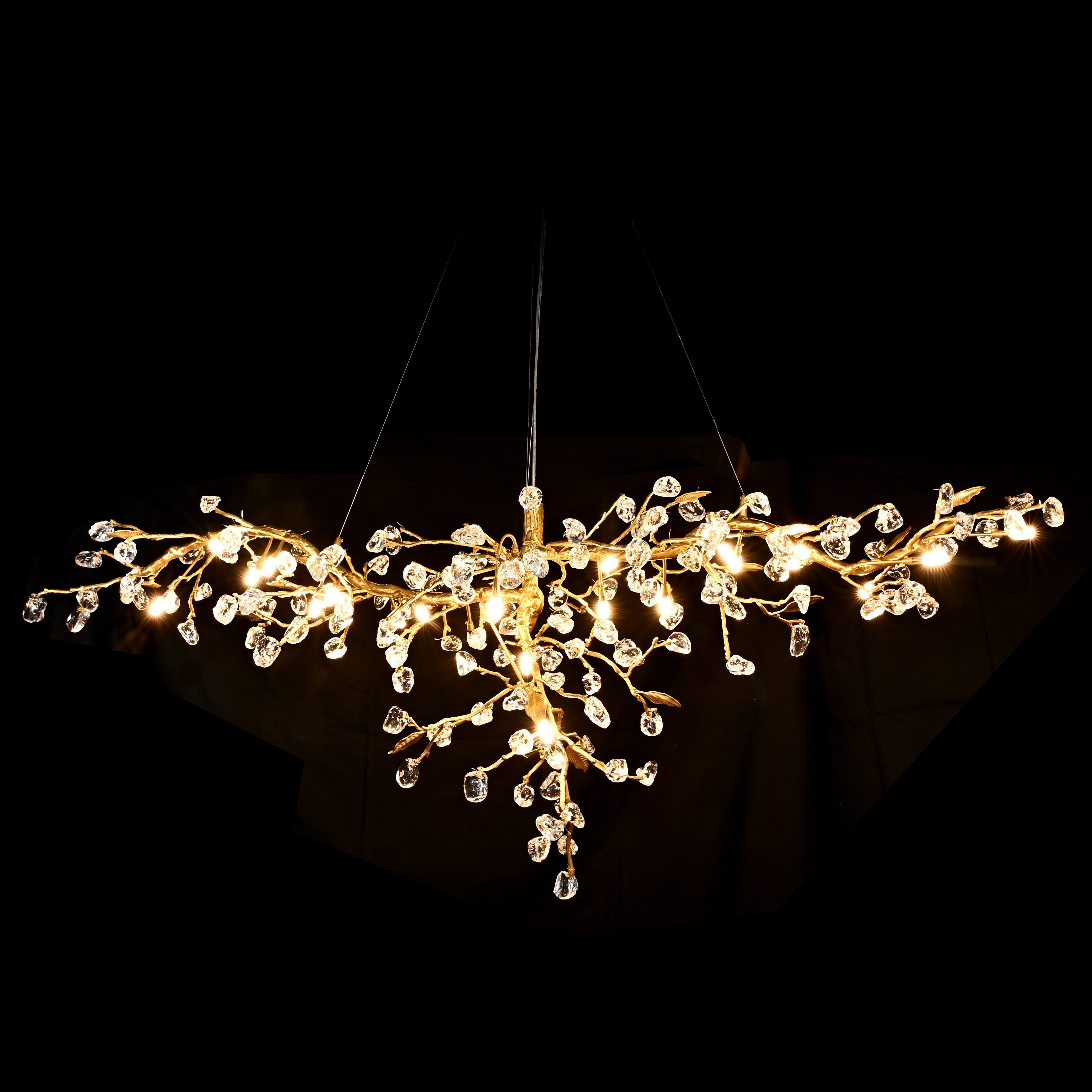 Cherry Blossom Branch Tree Chandelier by Bling Lighting Studio