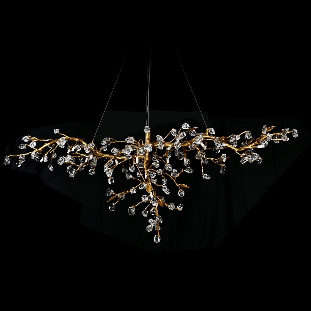 Cherry Blossom Branch Tree Chandelier by Bling Lighting Studio