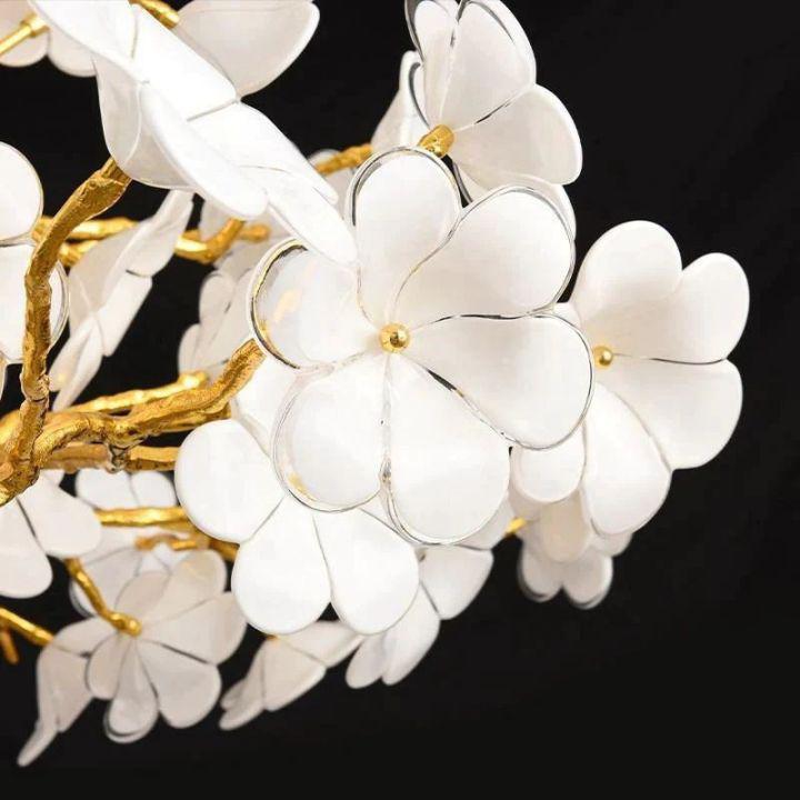 Cherry Dining Room Branch Chandelier by Bling Lighting Studio