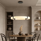 Chester Alabaster Ring Chandelier by Bling Lighting Studio