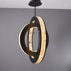 Clayhart Rock Crystal Pendant Bronze by Bling Lighting Studio