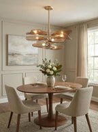 Cloud-Shaped Layered Amber Chandelier product image