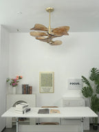 Cloud-Shaped Layered Amber Chandelier product image